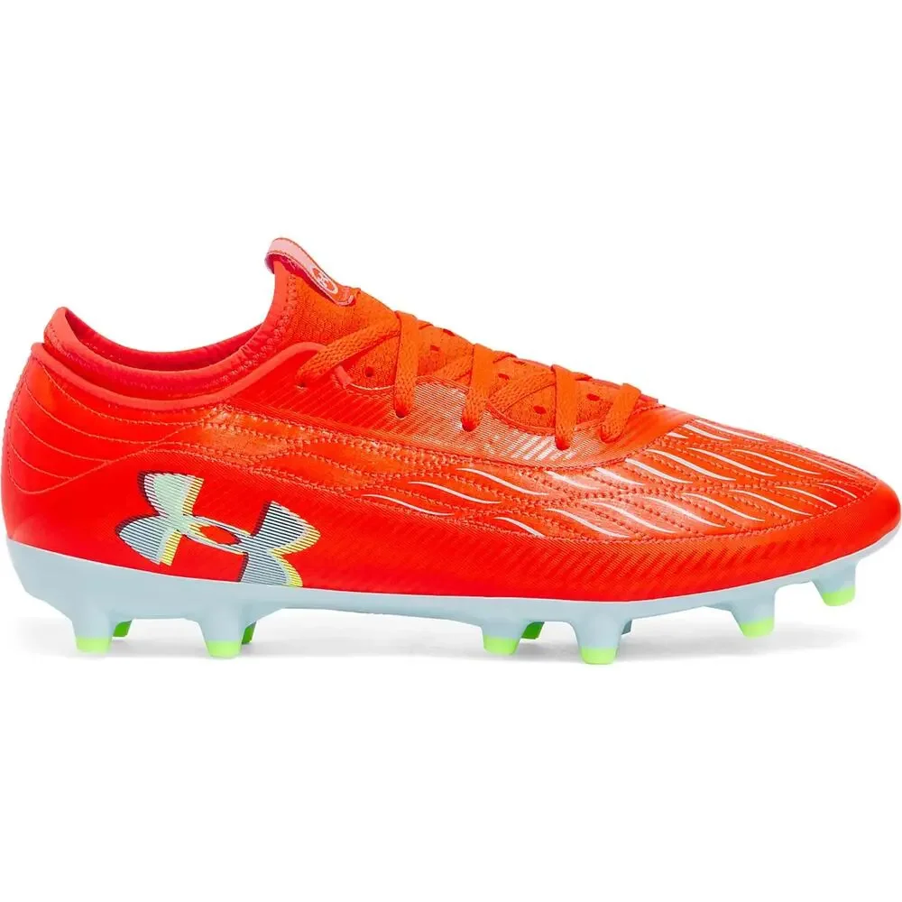 Under Armour Magnetico Elite 4 FG Mens Soccer Cleats Size 10.5 Orange/Yellow New